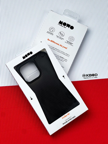 Funda Protector De Celular Mowo Walks Colors Para Iphone Negro Iphone 12 / 12 Pro
