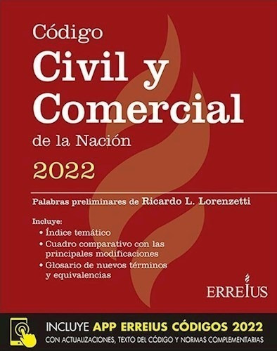 Libro Codigo Civil Y Comercial De La Nacion 2022 ( Rustica )