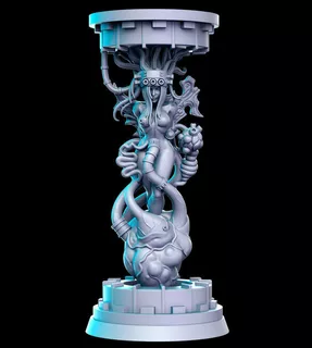 Escultura Jenova De Final Fantasy En Miniatura (32mm) Lista