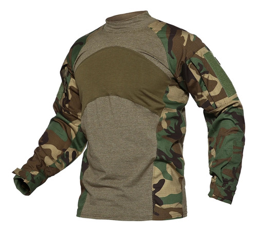 Camiseta Táctica Militar De Manga Larga Para Hombre, Camiset