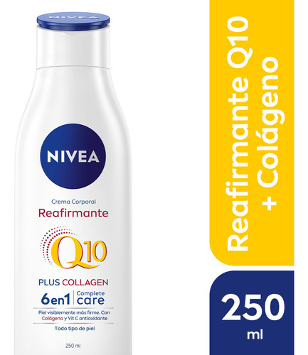 Nivea Corporal Q10 Plus Collagen Reafirmante Crema 250ml