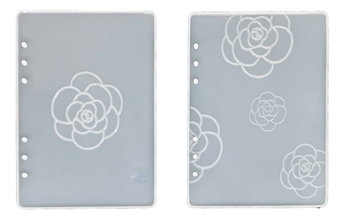 (a) Molde Decorativo Para Cuaderno A5 A6, Diseño De Silicona