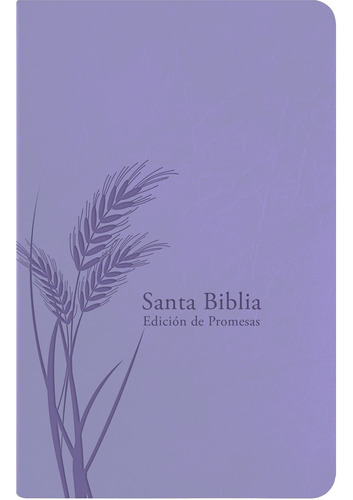 Santa Biblia De Promesas Letra Grande Lavanda Con Cremallera