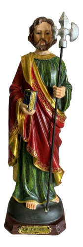 Imagem De São Judas Tadeu Santo Em Resina Especial 31 Cm Cor Colorido