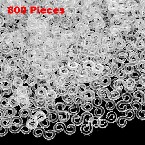 800 Clips Plastico Banda Plastico,conector Recarga Telar Kit