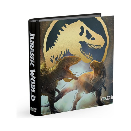 Carpeta Jurassic World Escolar 3 Aros 3 X 40 Mooving