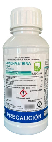 Insecticida Agricola Y Urbano Bifentrina Puchmetrina 500 Ml