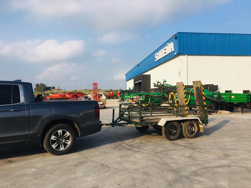 Trailer Para 1500 Kg Con Rampa Y Barandas