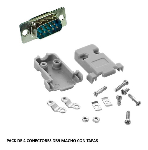 Conector Db9 Macho O Hembra Paq. 4unidades