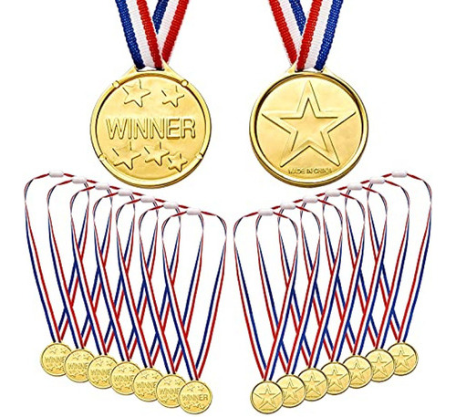 Whaline - 20 Medallas De Oro Para Ganadores, Premios De Bron