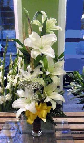 Copa De Liliums Envio Gratis Floreria Foto Real