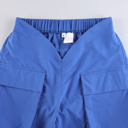 Pantalón Cintura Alta Cargo Pant Moda Casual Comodo Dama