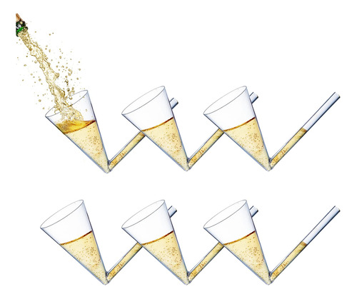 Champagne Shooter - Copas De Chug Flutes Guzzler, Regalos Un