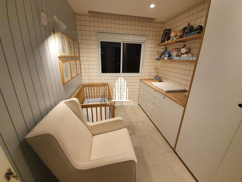 Imagem 7 de 15 de Apartamento Com 111m² No Cambuci Sp Com 2 Suítes, 3 Banheiros E 2 Vagas De Garagem. - Bc9178