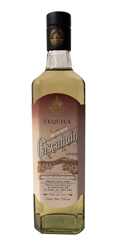 Tequila Artesanal Cascahuín Añejo 750 Ml