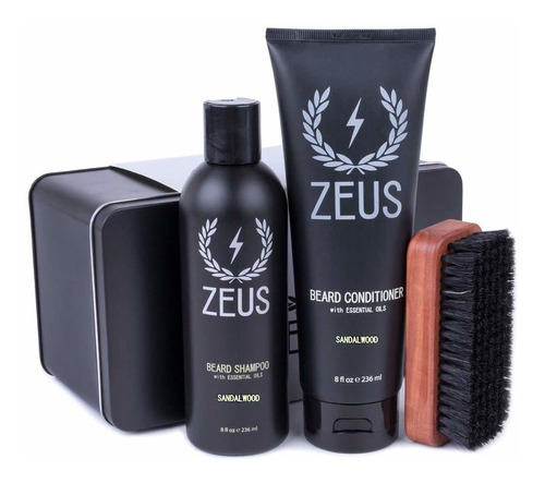 Zeus Barba Y Bigote Grooming Kit Basico Para Hombres - Barb