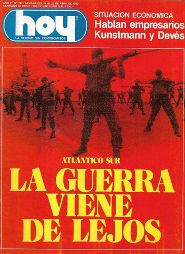Revista Hoy 247 / 20 Abril 1982 / Guerra Atlántico Sur