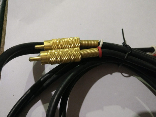 Cable Audio Rca Interconexión Usa Gran Calidad 1.2mts