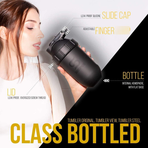 Botella Shaker Mezcladora Tumbler View 700 Ml