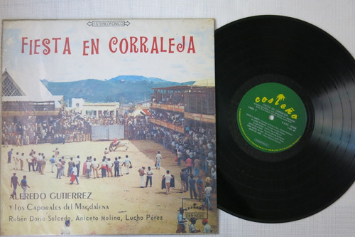 Vinyl Vinilo Lp Acetato Alfredo Gutierrez Fiesta En Corralej