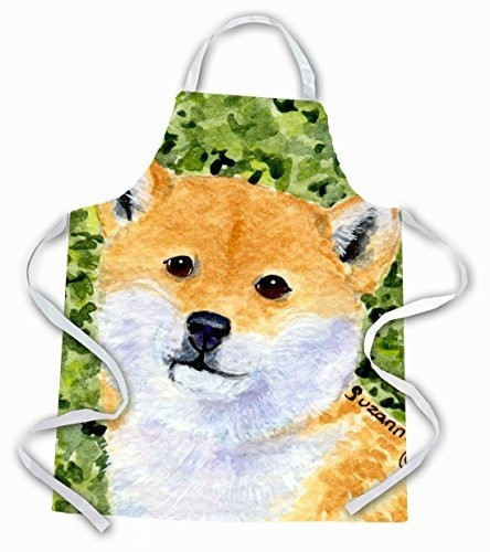 Tesoros De Carolines Ss8719apron Shiba Inu Delantal Grande M