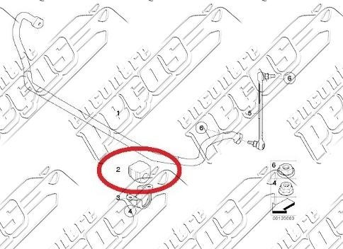 Bucha Barra Estabilizadora Dianteira Bmw 550i V8 2005 A 2015