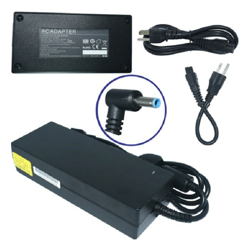 Cargador Laptop Hp 19.5v A 7.7a Punta Azul