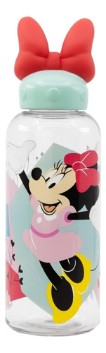 Botella Con Tapa 3d Minnie 560 Ml Plastico Cabeza