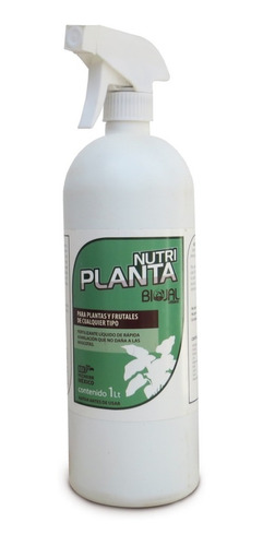 Fertilizante Orgánico Plantas Ornato Cultivo Nutriplanta 1lt