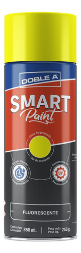 Pintura Aerosol Smart Paint Doble A Colores Fluo 350ml/250g