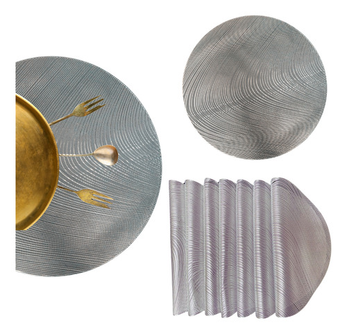 12 Manteles Bajo Plato Reutilizable Sousplat Indivual Lavabl