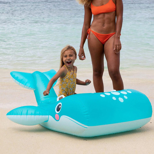 Tabla De Surf Inflable, Balsa De Piscina Inflable Con Asas,