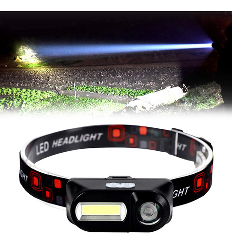 Linterna Frontal Impermeable Para Ciclismo, Linterna Para