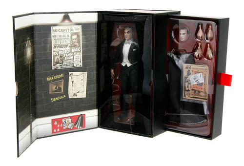 Boneco de ação Jada Deluxe de 15 cm de Drácula Bela Lugosi