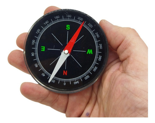 Bussola Camping Navegação 7cm Disco Geográfico