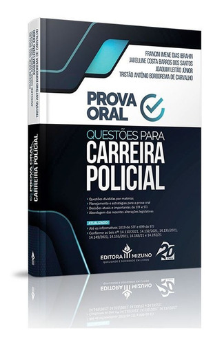 Imagem 1 de 1 de Prova Oral Questões Para A Carreira Policial