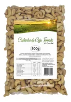Comprar Castanha Caju Torrada W1 Safra Nova Premium 500g - Com Sal