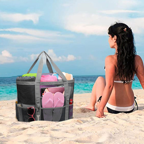 Bolsa De Natación Y Playa, Bolsa De Almacenamiento De Malla