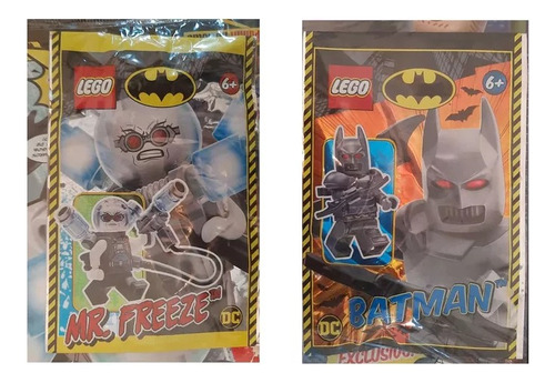 Lego Mini Figura Batman Y Sr. Frio Con Fascículos  