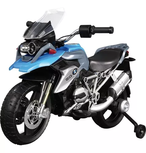 Moto Elétrica Infantil BMW Bateria 12V 3 Rodas com Luzes e Sons USB,  COSTZON, Azul - Dular