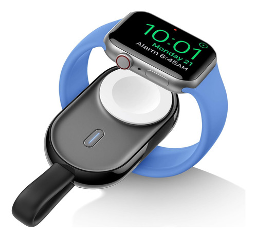 Cargador Inalámbrico Portátil Para Apple Watch, Batería De R