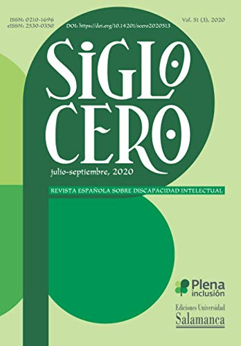 Siglo Cero: Revista Española Sobre Discapacidad Intelectual: