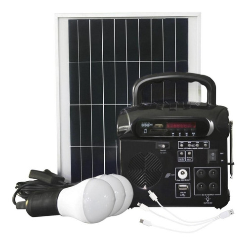 Kit Energía Solar Radio Y Ampolleta Parksolarmd3455882