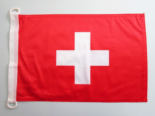 Suiza Bandera De Náutica 18  X 12  Swiss Banderas 11.8 x 17.