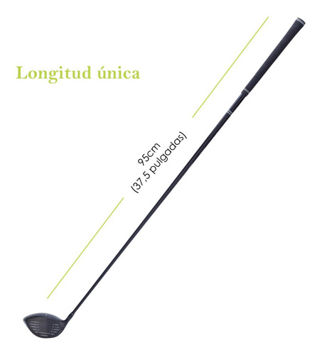 Imagen 2 de 8 de Driver Golf Antislice Mazel Titanio Maxima Distancia Premium