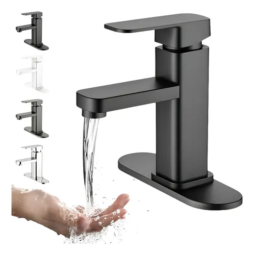 Llave Monomando Fregadero,manerales Lavabo Grifo Baño+2tubos