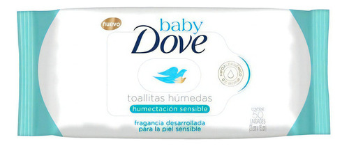 Toallitas húmedas Baby Dove Humectación Sensible 50 u