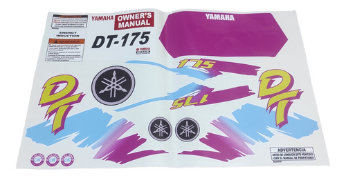 Kit Calcomanía Dt Yamaha 175