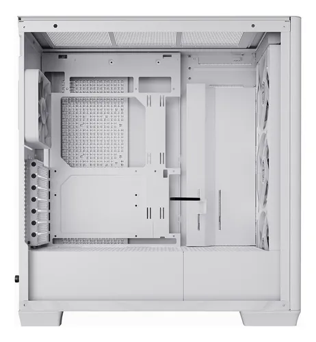 Chasis Gabinete Gamer Apnx C1 Blanco X4 Fan Argb