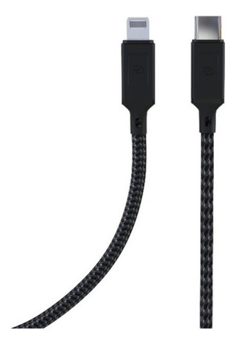 Cable Dusted Lightning Mfi A Usb C 1.2m Rugged Negro